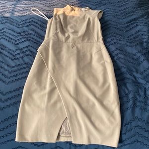 Calvin Klein tan fitted dress size 4